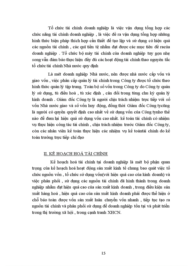 image for page Đặc điểm tổ chức kinh doanh và tổ chức công tác tài chính kế toán