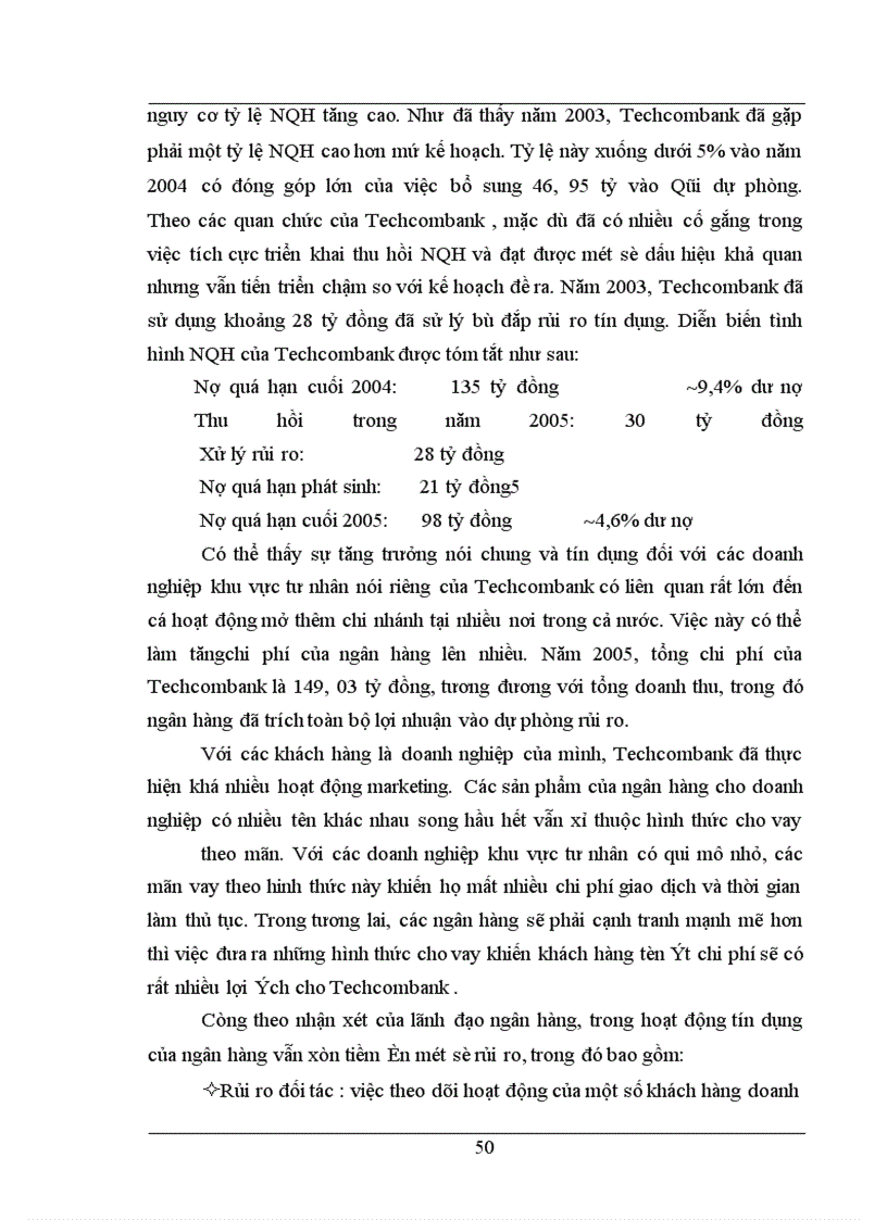 image for page Giải pháp nâng cao hiệu quả nghiệp vụ kế toán cho vay tại Techcombank