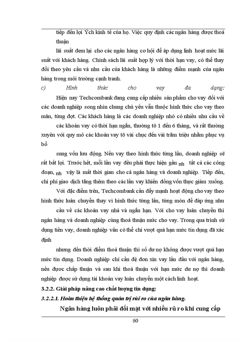 image for page Giải pháp nâng cao hiệu quả nghiệp vụ kế toán cho vay tại Techcombank