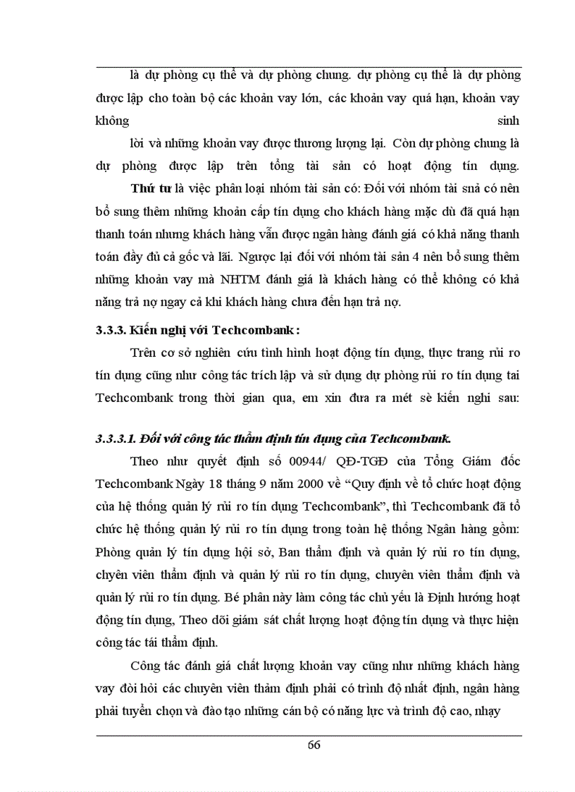 image for page Giải pháp nâng cao hiệu quả nghiệp vụ kế toán cho vay tại Techcombank