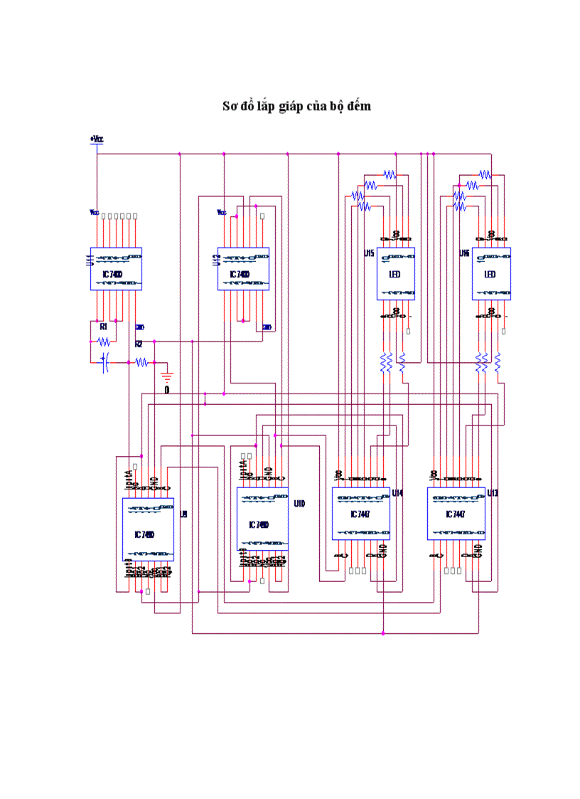 image for page Báo cáo thực tập: Thiết kế bộ đếm