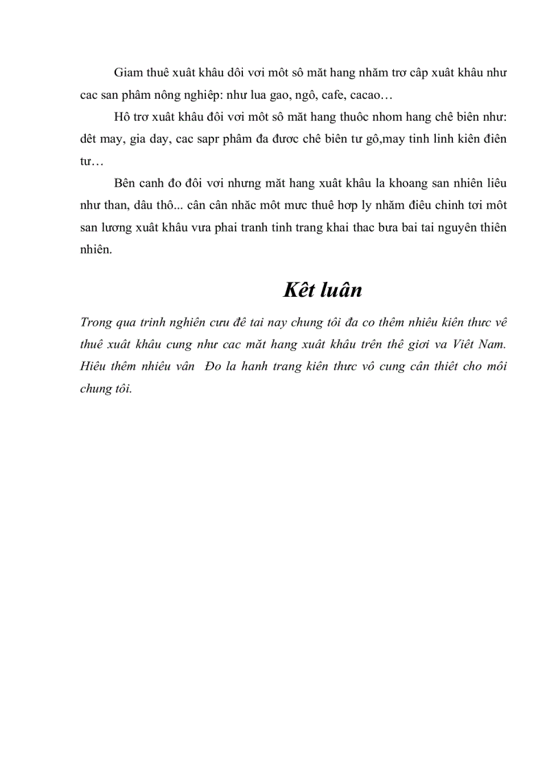 image for page Thuế xuất khẩu và thực tiễn ở Việt Nam