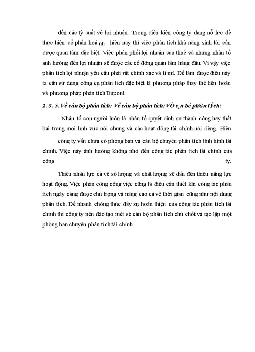 image for page Hoàn thiện nội dung phân tích tài chính của công ty du lịch Việt Nam