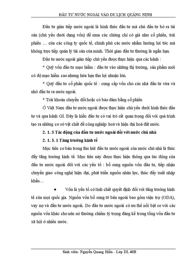 image for page Đầu tư nước ngoài vào du lịch Quảng Ninh