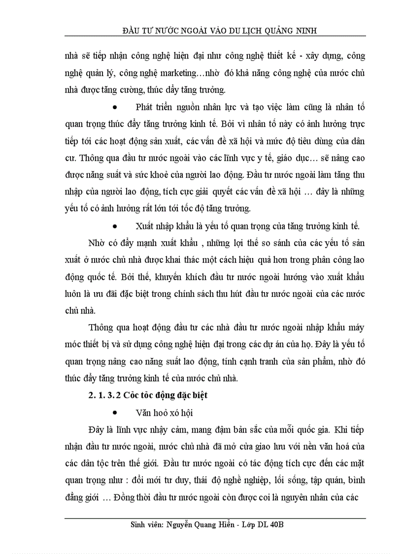 image for page Đầu tư nước ngoài vào du lịch Quảng Ninh