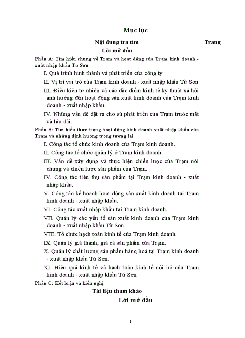 image for page Hoạt động kinh doanh - xuất nhập khẩu của Trạm và những định hướng của Trạm trong tương lai.