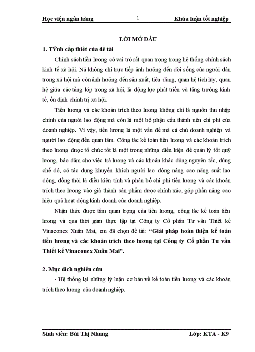 image for page Giải pháp hoàn thiện kế toán tiền lương và các khoản trích theo lương tại Công ty Cổ phần Tư vấn Thiết kế Vinaconex Xuân Mai
