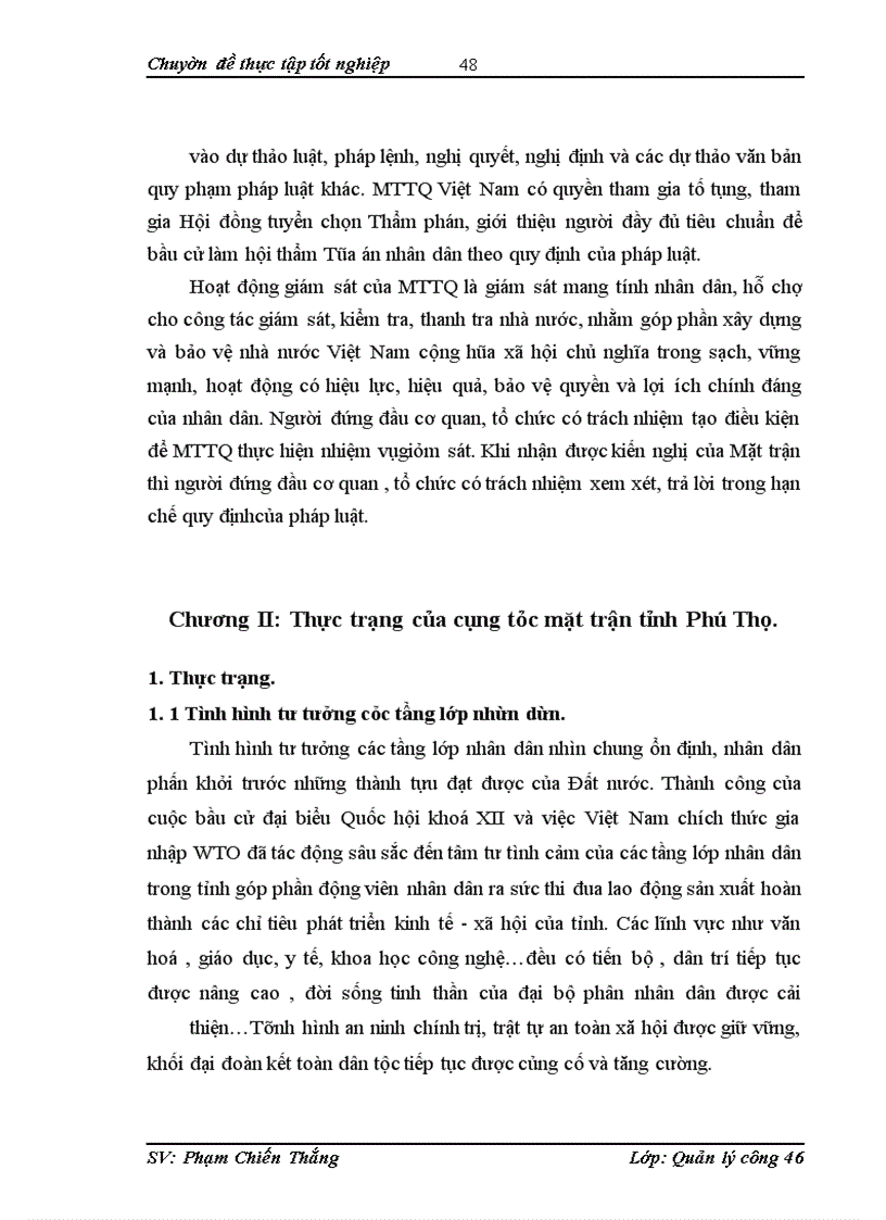 image for page Thực trạng của công tác mặt trận tỉnh Phú Thọ