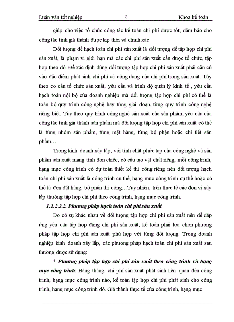 image for page Hoàn thiện hạch toán CPSX và tính giá thành sản phẩm tại Tổng công ty xây dựng NN&PTNT