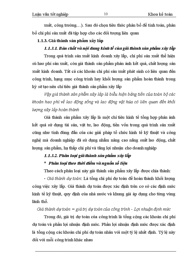 image for page Hoàn thiện hạch toán CPSX và tính giá thành sản phẩm tại Tổng công ty xây dựng NN&PTNT