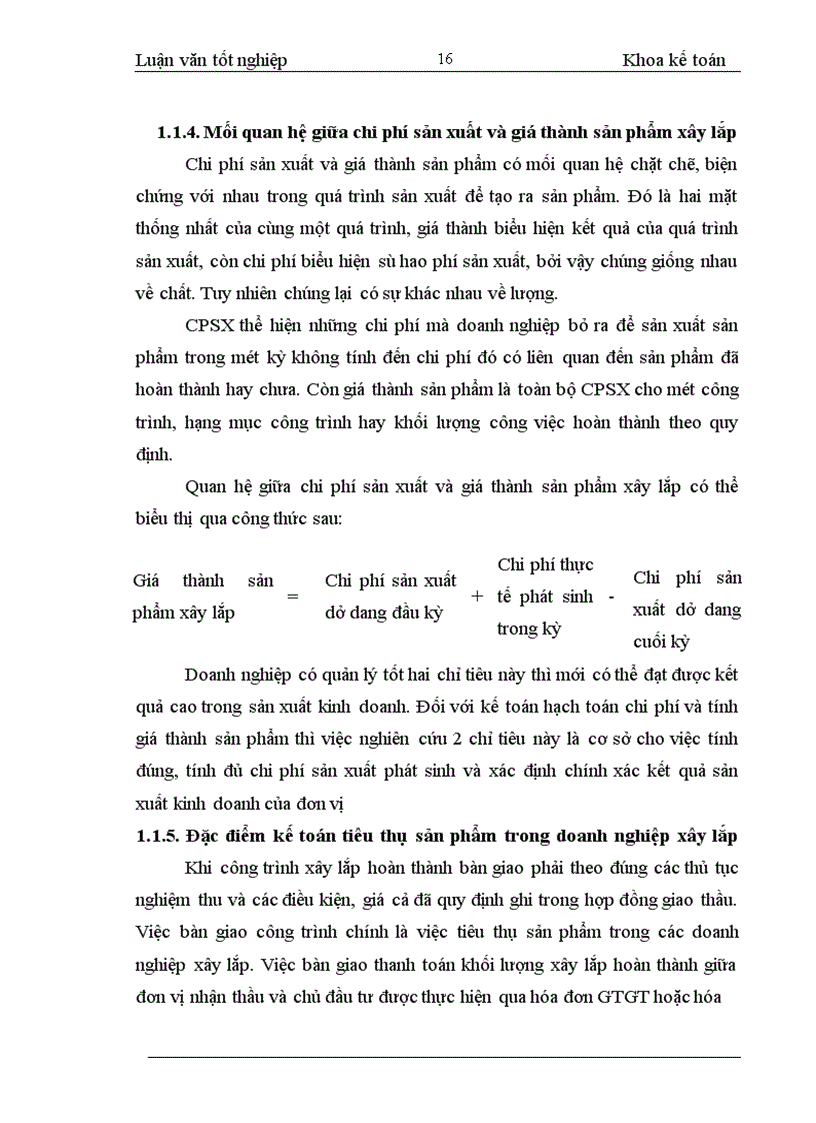 image for page Hoàn thiện hạch toán CPSX và tính giá thành sản phẩm tại Tổng công ty xây dựng NN&PTNT