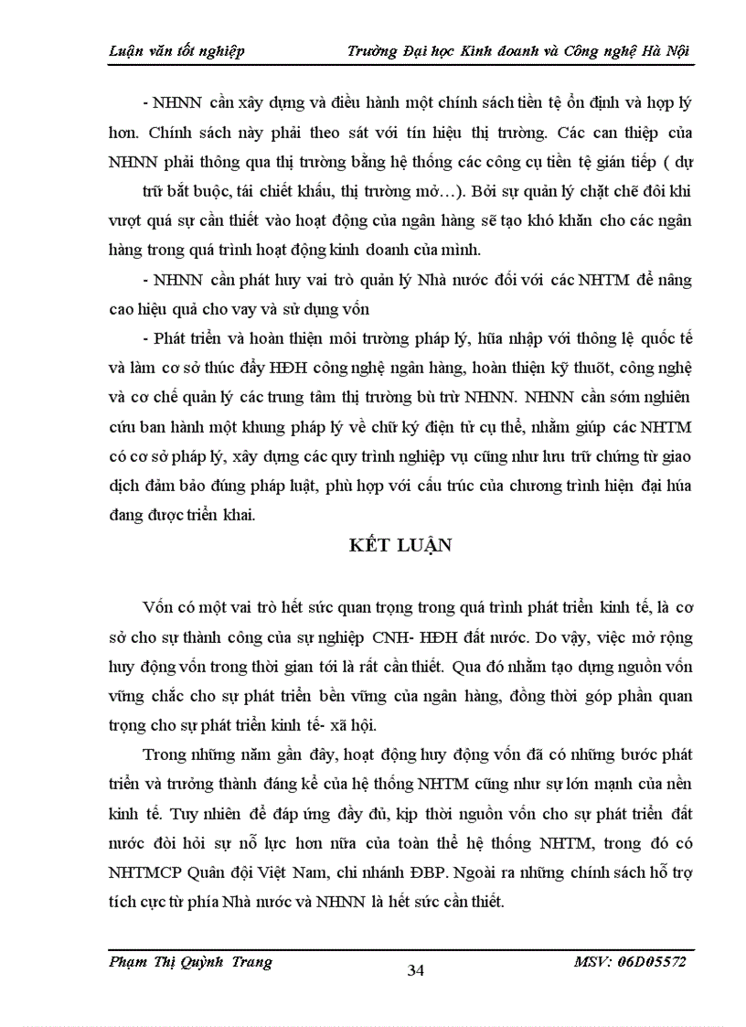 image for page Một số biện pháp nhằm nâng cao hiệu quả huy động vốn tại Ngân hàng TMCP Quân đội.