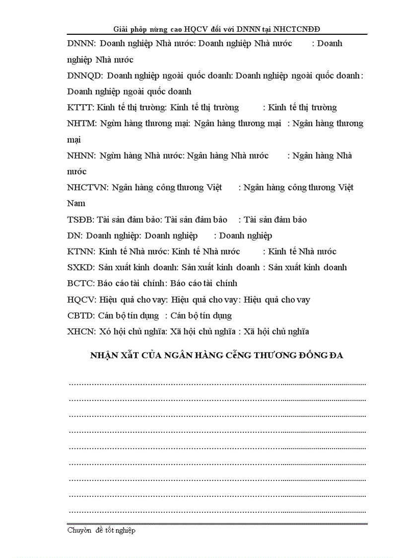 image for page Giải pháp nâng cao hiệu quả cho vay đối với doanh nghiệp nhà nước tại NHCTCNĐĐ