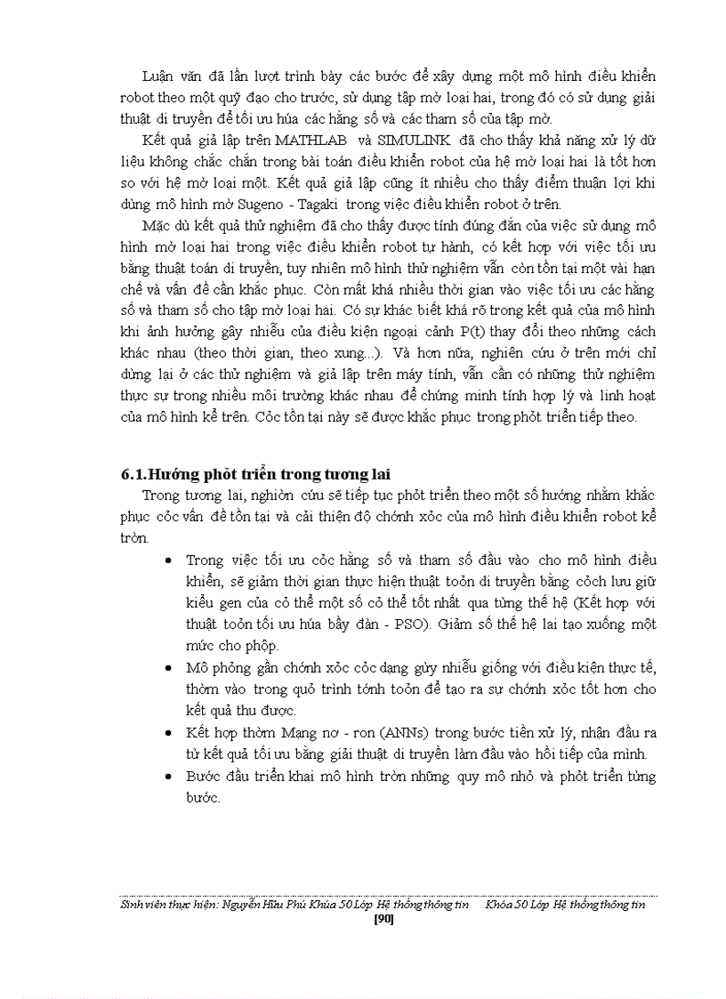 image for page Ứng dụng hệ mờ loại hai khoảng trong điều khiển robot.