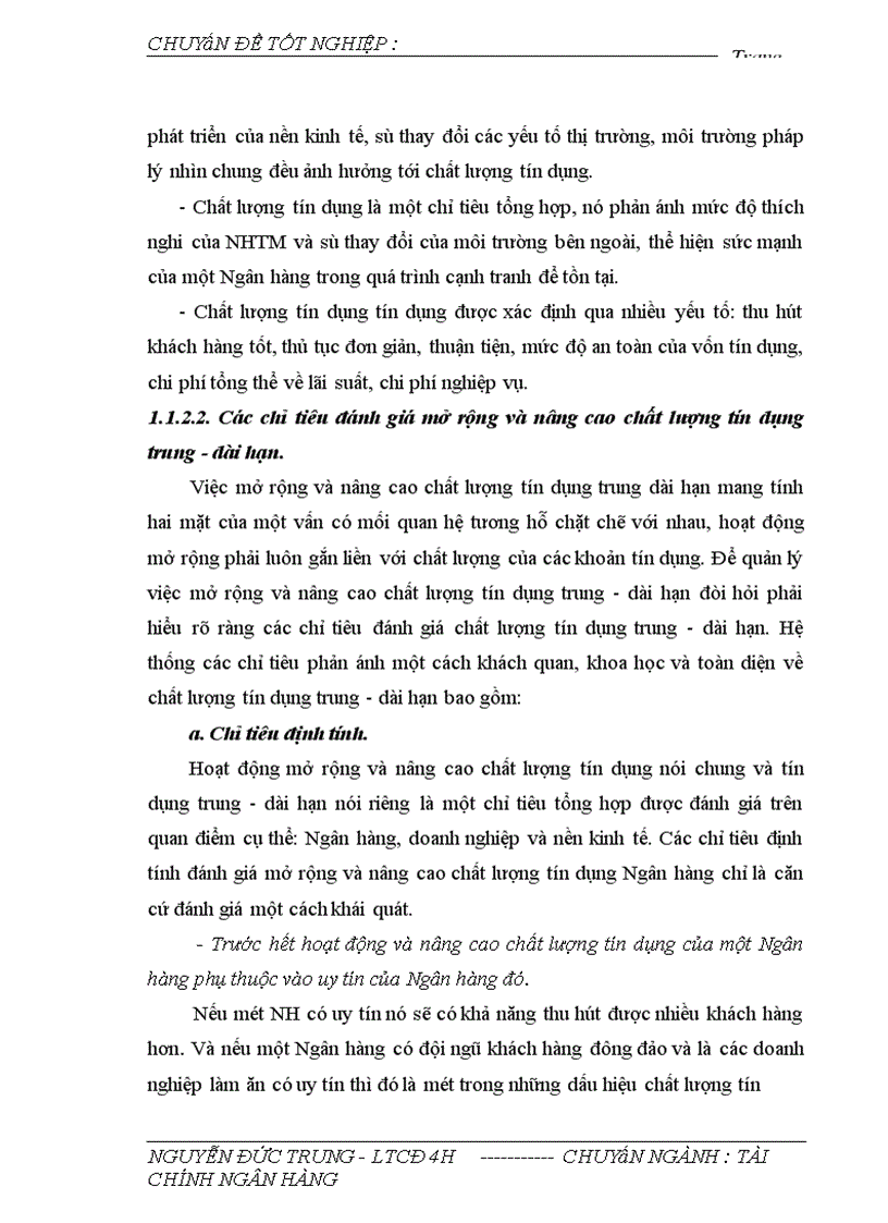 image for page Giải pháp mở rộng và nâng cao chất lượng tín dụng trung - dài hạn tại NHNo & PTNT huyện nho quan