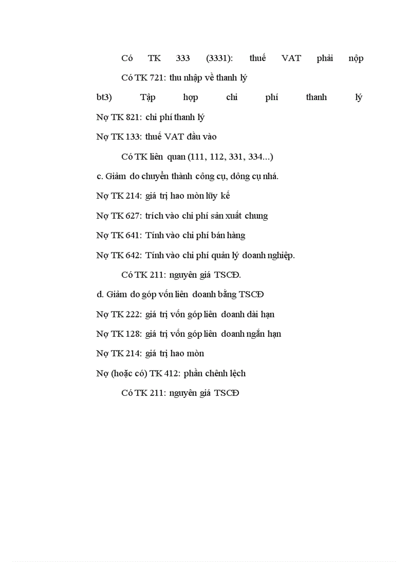 image for page Tổ chức hạch toán TSCĐ