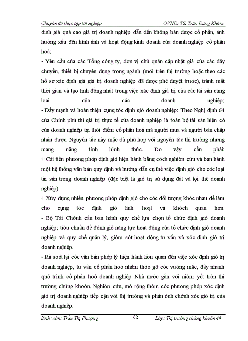 image for page Hoàn thiện công tác định giá doanh nghiệp cổ phần hoá tại Công ty chứng khoán NHNO&PTNT Việt Nam