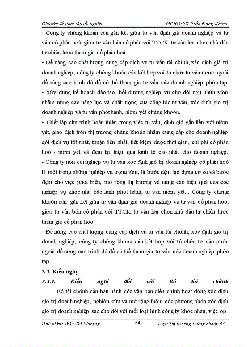 image for page Hoàn thiện công tác định giá doanh nghiệp cổ phần hoá tại Công ty chứng khoán NHNO&PTNT Việt Nam