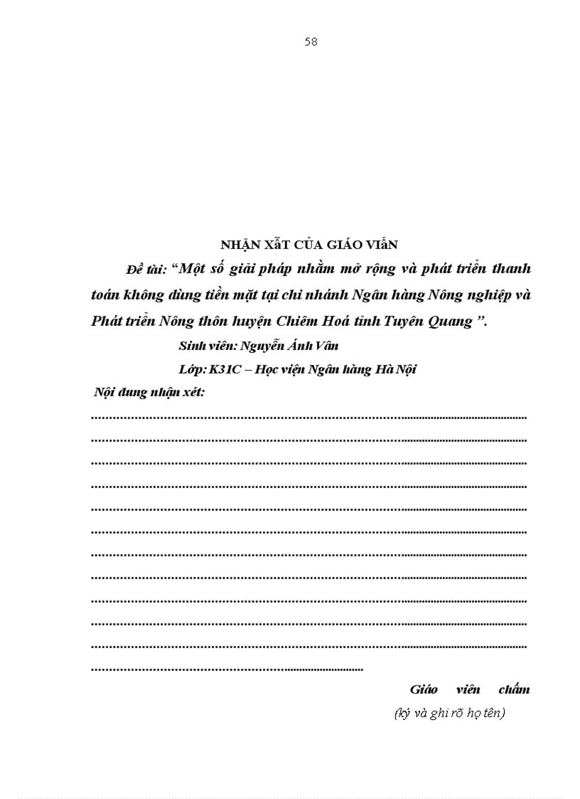 image for page Một số giải pháp nhằm mở rộng và phát triển thanh toán không dùng tiền mặt tại chi nhánh Ngân hàng Nông nghiệp và Phát triển Nông thôn huyện Chiêm Hoá tỉnh Tuyên Quang