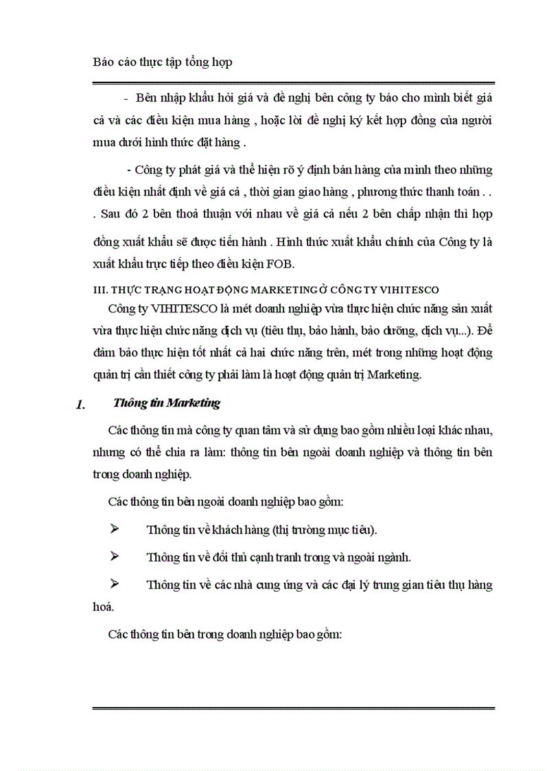 image for page Báo cáo thực tập tại Công ty Hoá sinh và Phát triển Công nghệ mới VIHITESCO