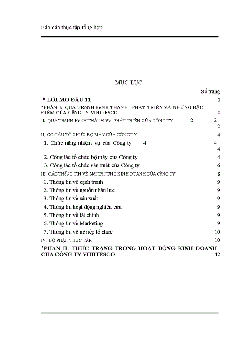 image for page Báo cáo thực tập tại Công ty Hoá sinh và Phát triển Công nghệ mới VIHITESCO