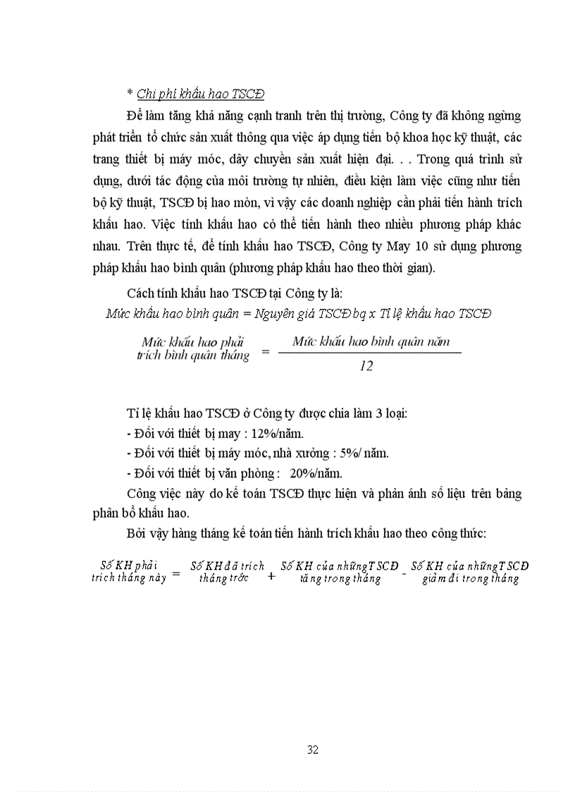 image for page Tổ chức công tác kế toán tập hợp chi phí sản xuất và tính giá thành sản phẩm tại công ty May 10 -