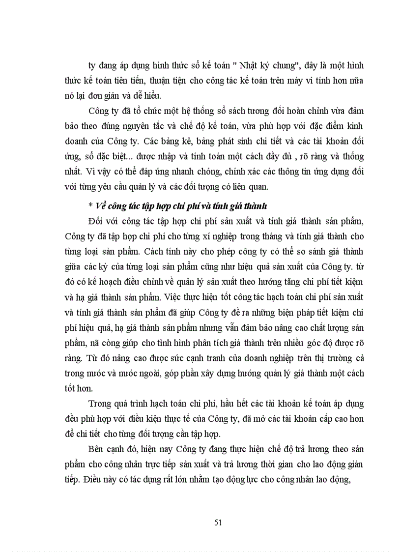 image for page Tổ chức công tác kế toán tập hợp chi phí sản xuất và tính giá thành sản phẩm tại công ty May 10 -