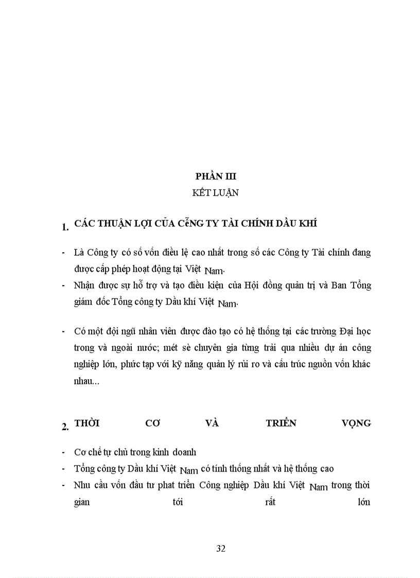 image for page Thực trạng hoạt động của Công ty Tài chính Dầu khí