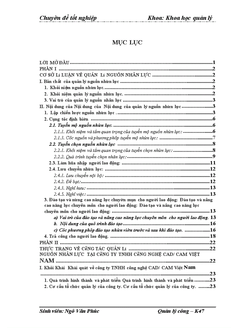 image for page Công tác quản lý nguồn nhân lực tại công ty TNHH công nghệ CAD/CAM Việt Nam