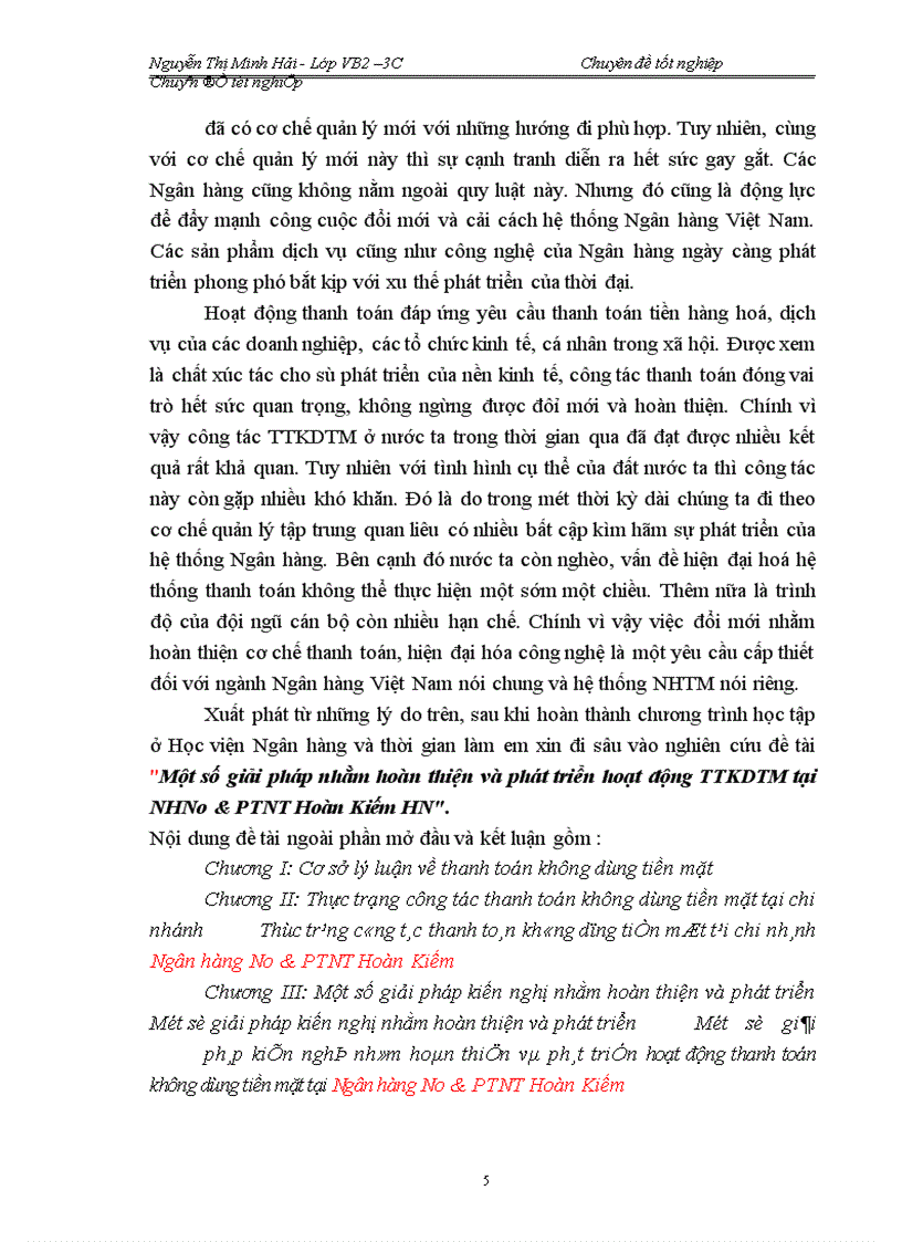 image for page Một số giải pháp nhằm hoàn thiện và phát triển hoạt động TTKDTM tại NHNo & PTNT Hoàn Kiếm HN