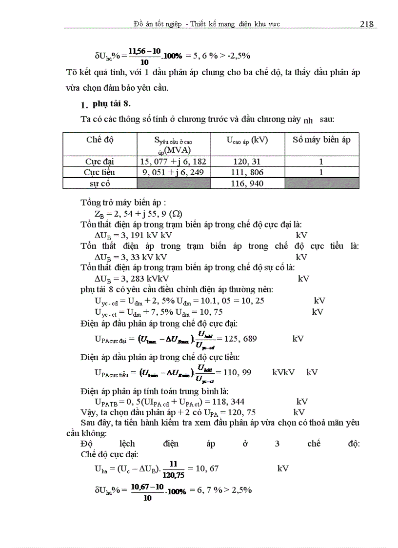 image for page Thiết kế Hệ thống điện gồm 2 nhà máy điện và một số phụ tải khu vực