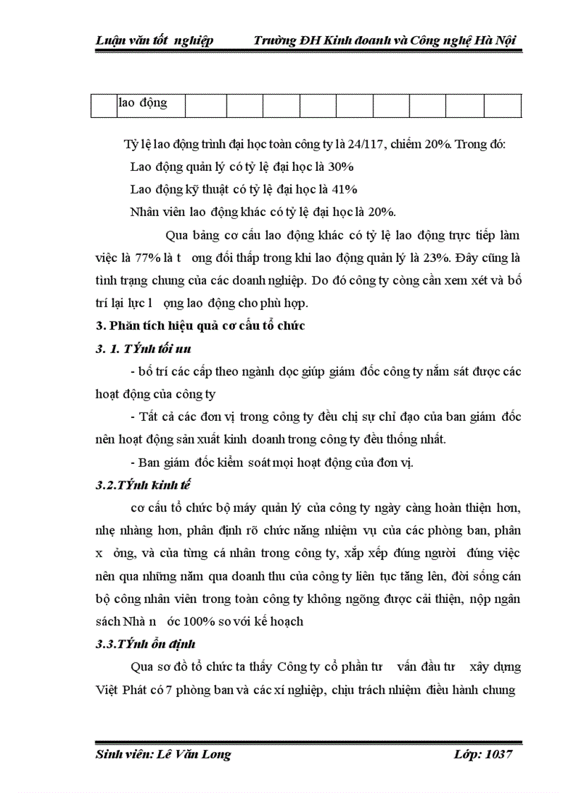image for page Thực trạng và một số giải pháp hoàn thiện bộ máy tổ chức của Công ty cổ phần tư xây dựng Việt Phát