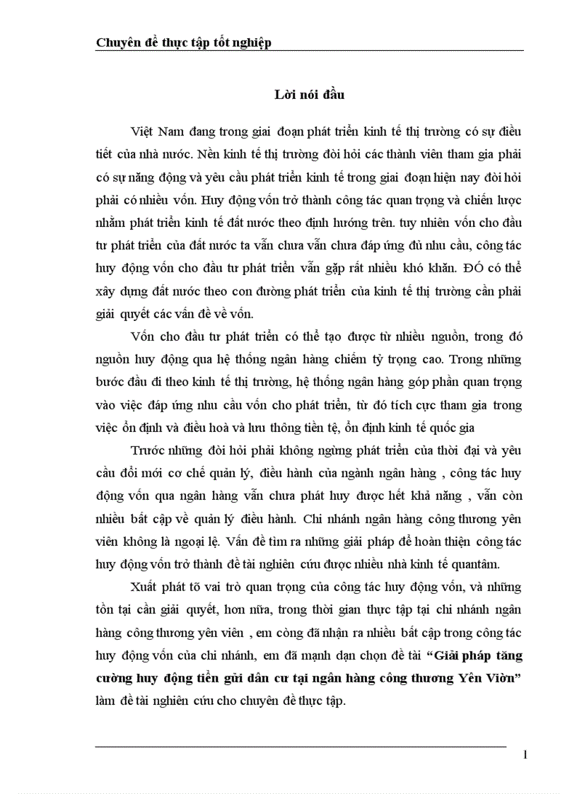 image for page Giải pháp tăng cường huy động tiền gửi dân cư tại ngân hàng công thương Yên Viên