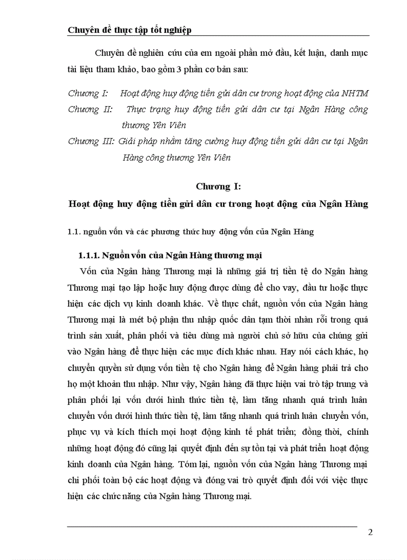 image for page Giải pháp tăng cường huy động tiền gửi dân cư tại ngân hàng công thương Yên Viên