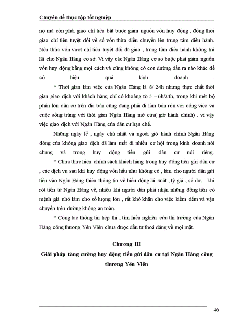 image for page Giải pháp tăng cường huy động tiền gửi dân cư tại ngân hàng công thương Yên Viên