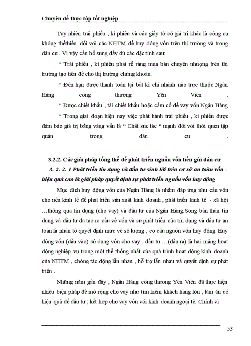 image for page Giải pháp tăng cường huy động tiền gửi dân cư tại ngân hàng công thương Yên Viên