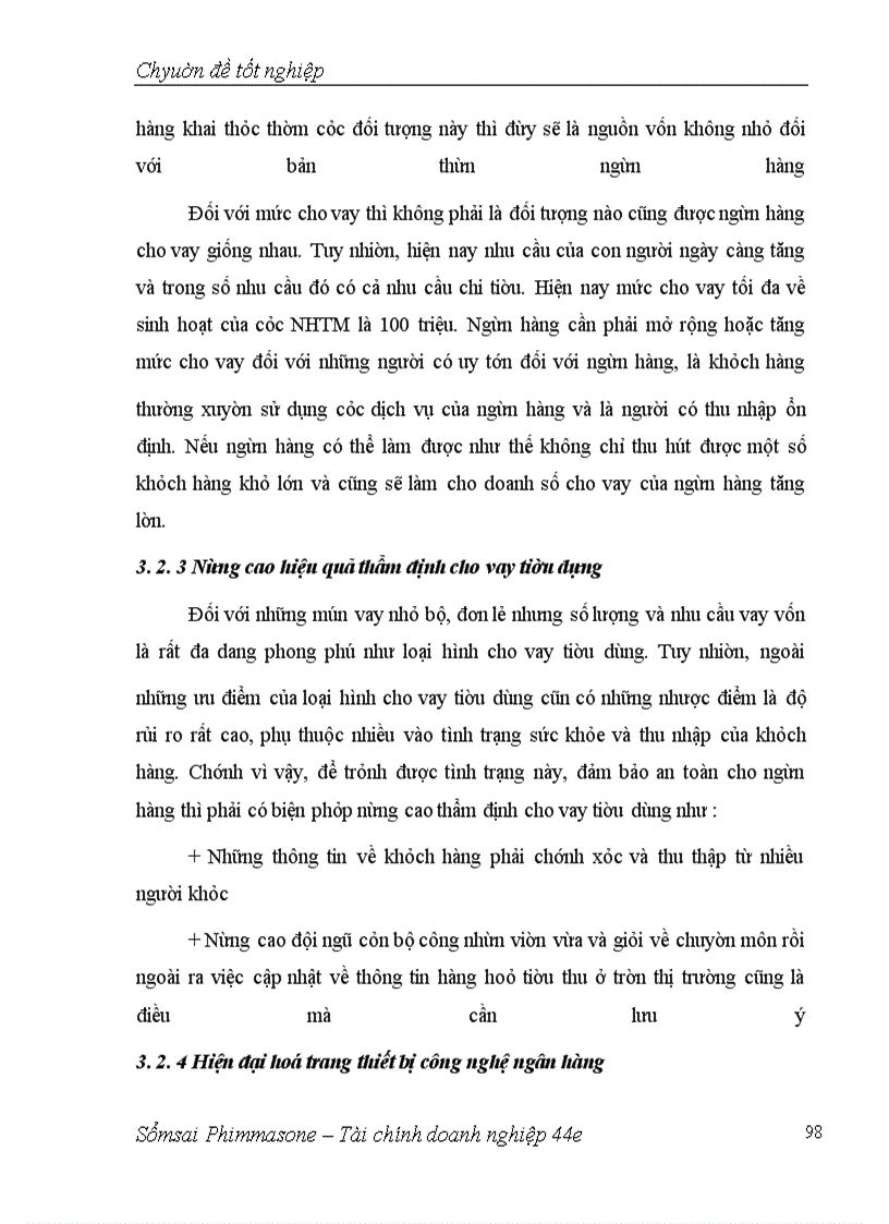image for page Giải pháp nâng cao hiệu quả cho vay tiêu dùng tại NHTM cổ phần Hàng Hải – Chi nhanh Hà Nội