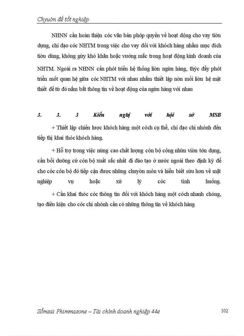 image for page Giải pháp nâng cao hiệu quả cho vay tiêu dùng tại NHTM cổ phần Hàng Hải – Chi nhanh Hà Nội