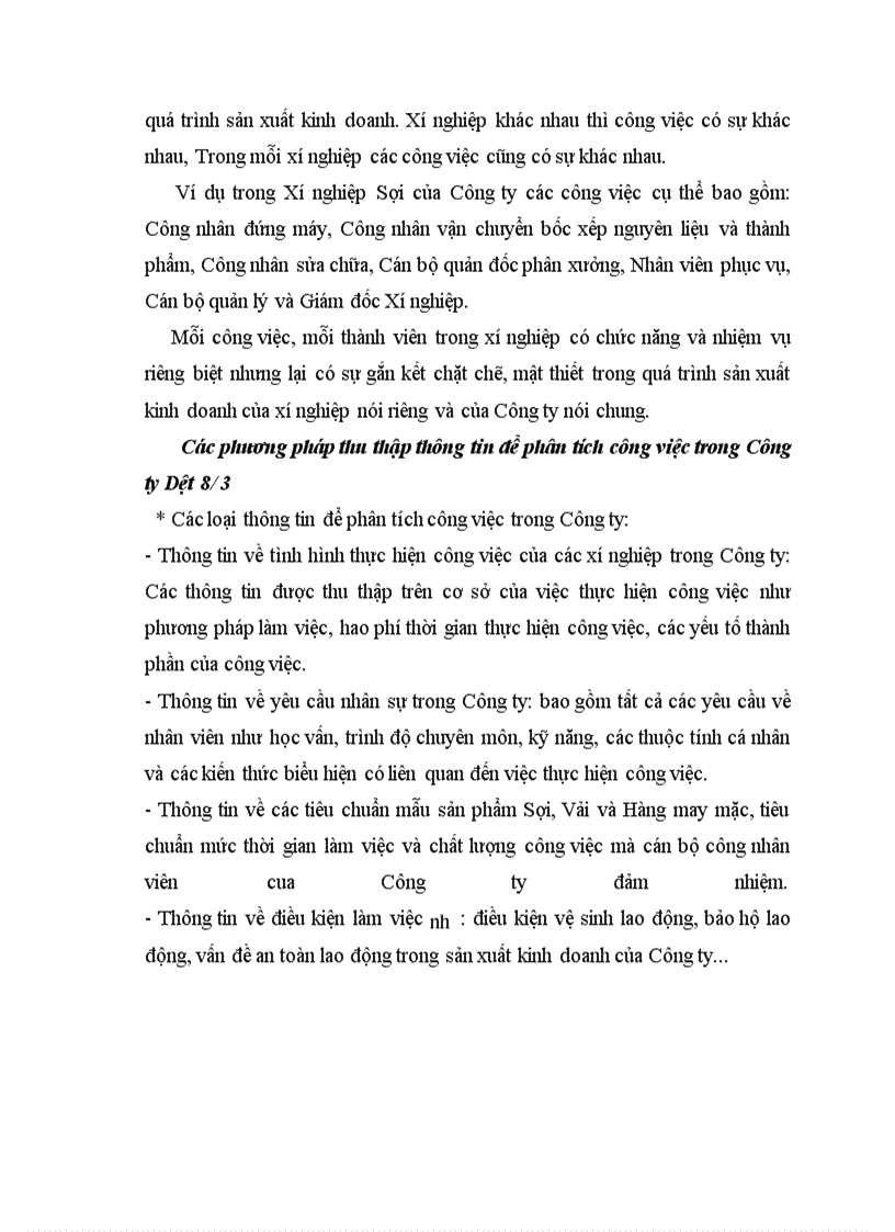 image for page Hoạt động của Công ty Dệt 8/3