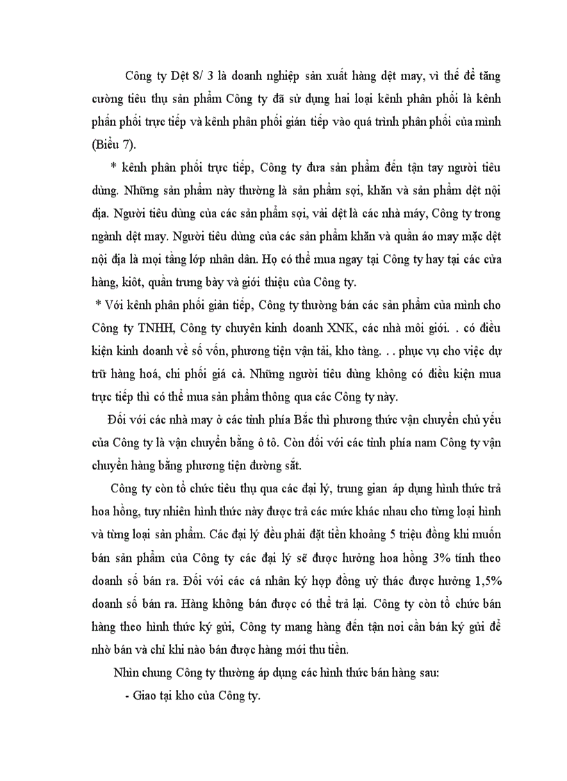image for page Hoạt động của Công ty Dệt 8/3