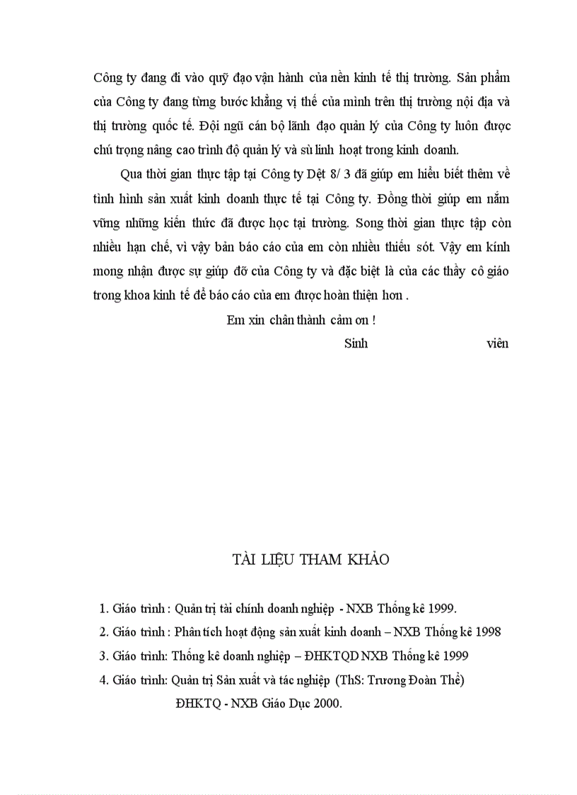 image for page Hoạt động của Công ty Dệt 8/3