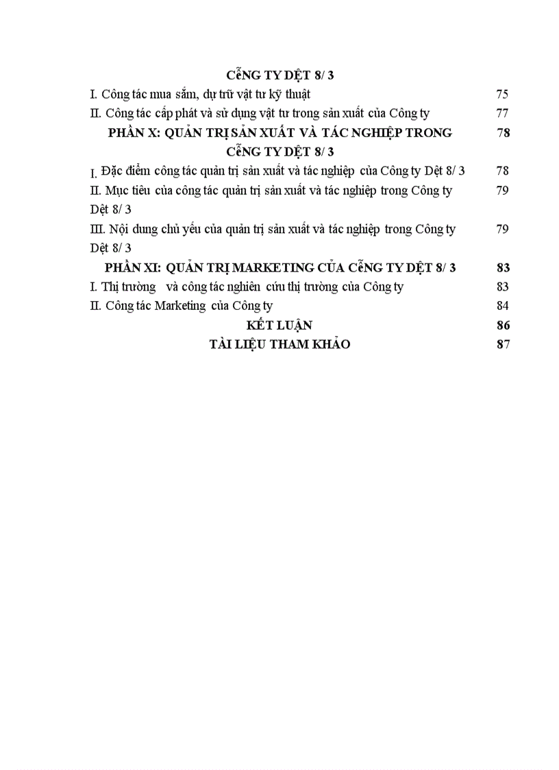 image for page Hoạt động của Công ty Dệt 8/3