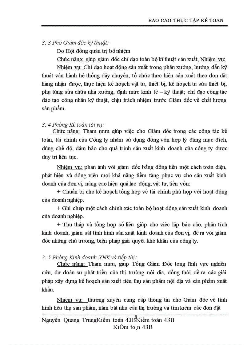 image for page Báo cáo thực tập tại Công ty Hà Nội - EVC