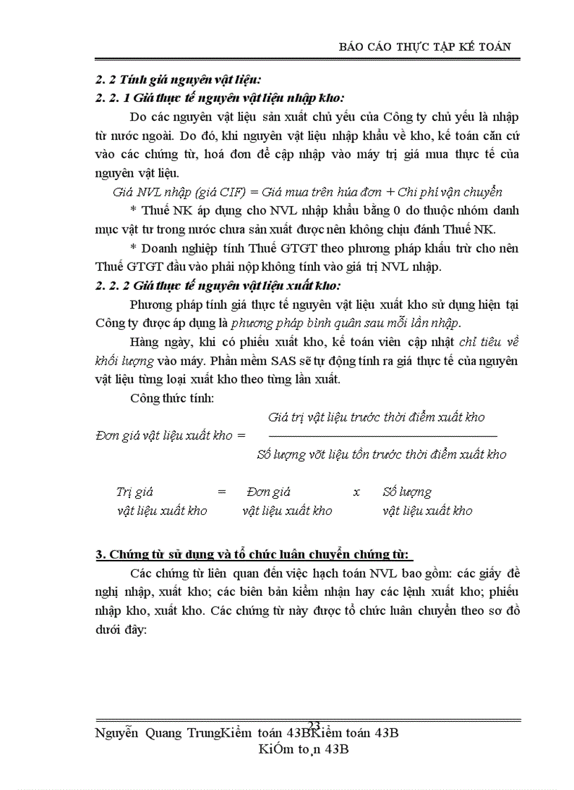 image for page Báo cáo thực tập tại Công ty Hà Nội - EVC