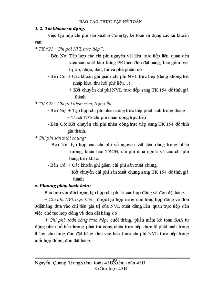 image for page Báo cáo thực tập tại Công ty Hà Nội - EVC