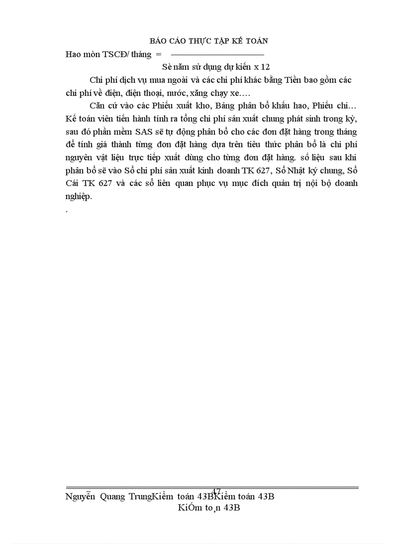 image for page Báo cáo thực tập tại Công ty Hà Nội - EVC