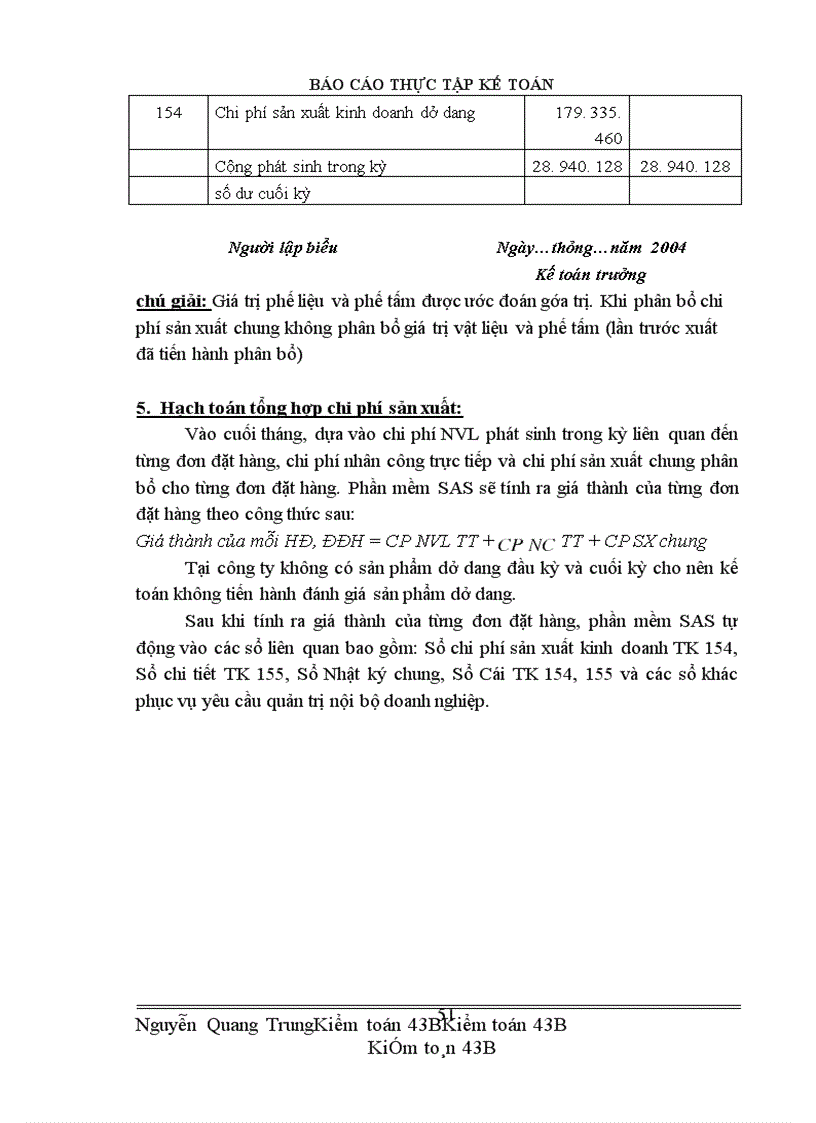 image for page Báo cáo thực tập tại Công ty Hà Nội - EVC