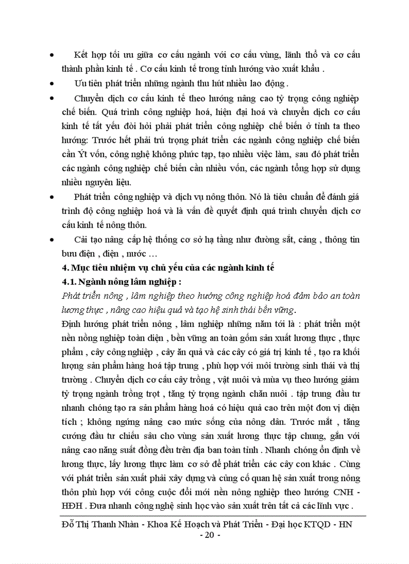 image for page Phương hướng chuyển dịch cơ cấu ngành kinh tế trong quá trính CNH-HĐH ở tỉnh Phú Thọ trong giai đoạn từ nay đền năm 2010