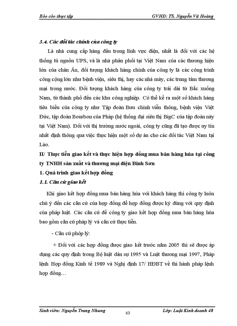 image for page Pháp luật về hơp đồng mua bán hàng hóa công ty trách nhiệm hữu hạn sản xuất và thương mại điện Bình Sơn