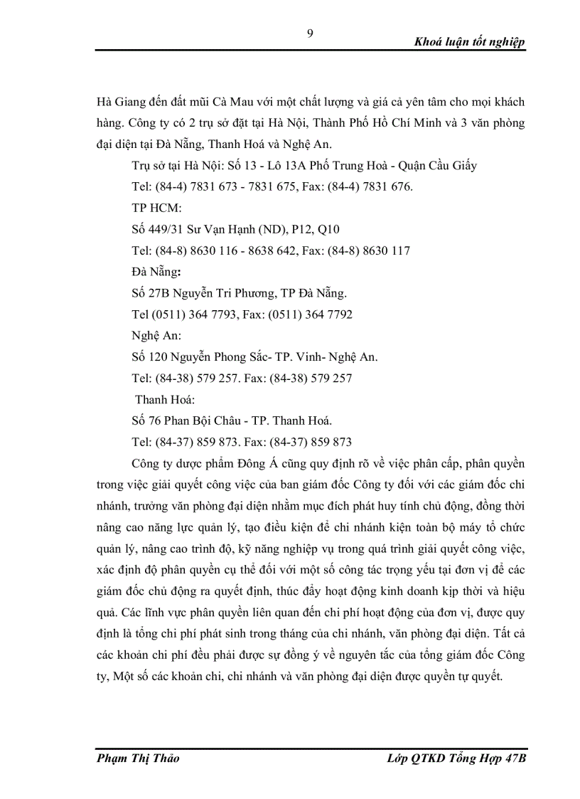 image for page Hoàn thiện hệ thống kênh phân phối tại thị trường Miền Bắc của Công ty TNHH thương mại dược phẩm Đông Á